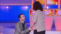 VIDEO. C'est beau l'amour ! Un candidat de Tout le monde veut prendre sa place fait sa demande en mariage sur le plateau