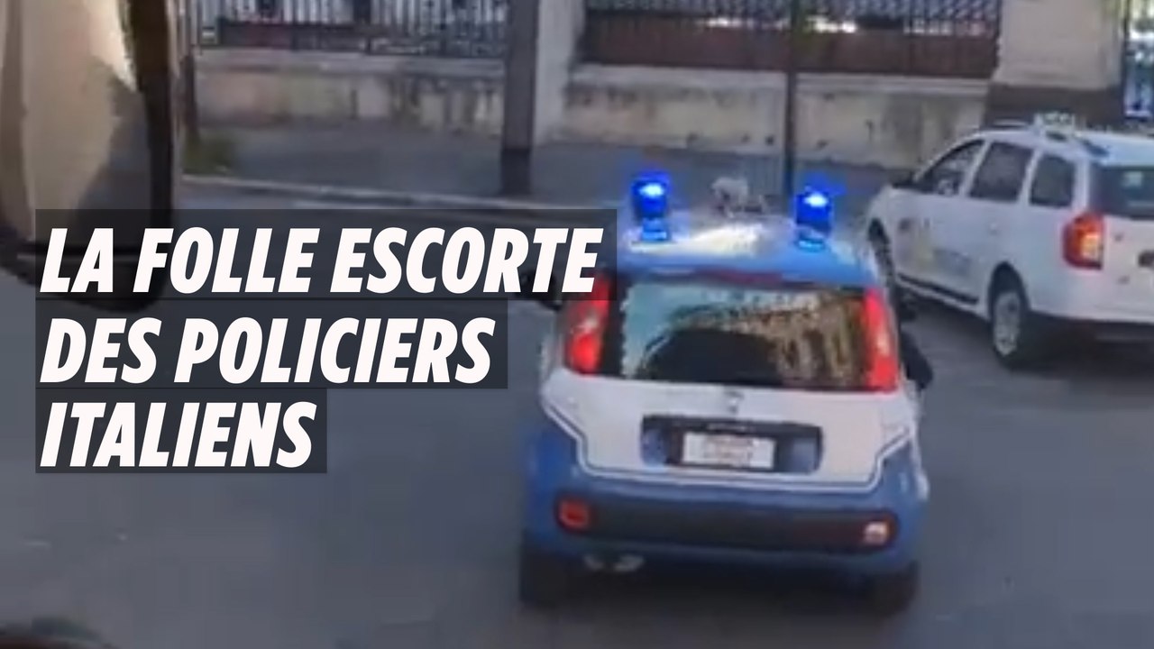 Rugby : la folle escorte du bus irlandais par des policiers italiens