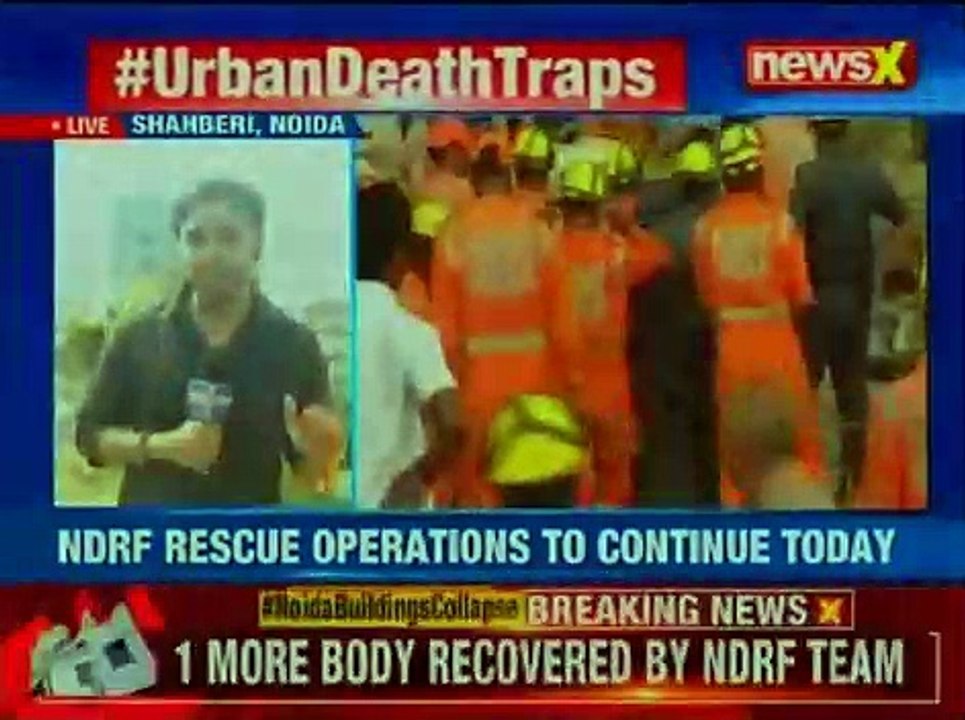 Greater Noida authority project manager suspended; NDRF rescue operations to continue today