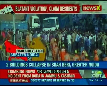 Greater Noida buildings collapsed, several people trapped; who's responsible