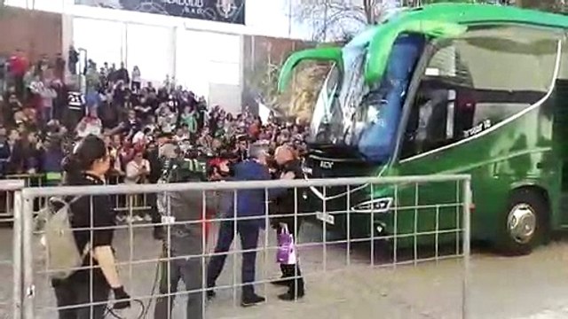 Real Valladolid-Real Betis: Llegada del Betis a Zorrila