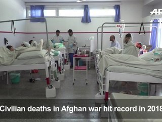 Civilian deaths in Afghan war hit record in 2018