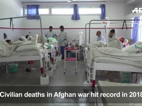 Civilian deaths in Afghan war hit record in 2018