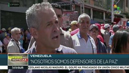 El pueblo venezolano se manifestó por la paz