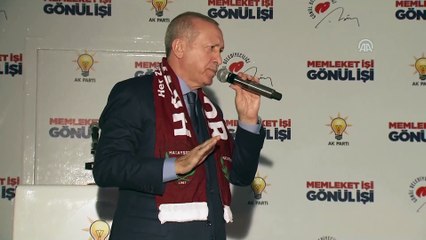 Cumhurbaşkanı Erdoğan: 'Terörle mücadeledeki başarılarımızın çok daha ileriye taşınması için 31 Martı da başarıyla atlatmamız gerekiyor' - HATAY