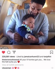 Download Video: Terrence Howard shows support to Jussie Smollett, sharing throwback video of Jussie with his child