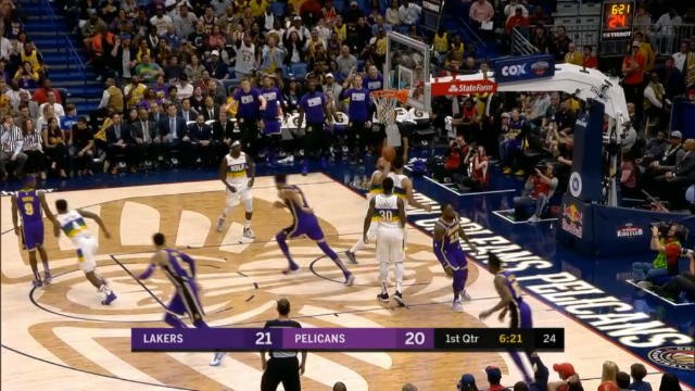 لقطة: كرة سلّة: ليبرون يبلغ ذروة تألقه رغم خسارة ليكرز