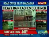Heavy rain lashes Delhi NCR; massive waterlogging at Mayur Vihar