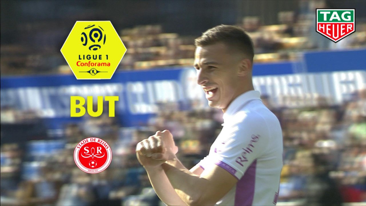 But Rémi OUDIN (27ème) / Montpellier Hérault SC - Stade de Reims - (2-4) - (MHSC-REIMS) / 2018-19