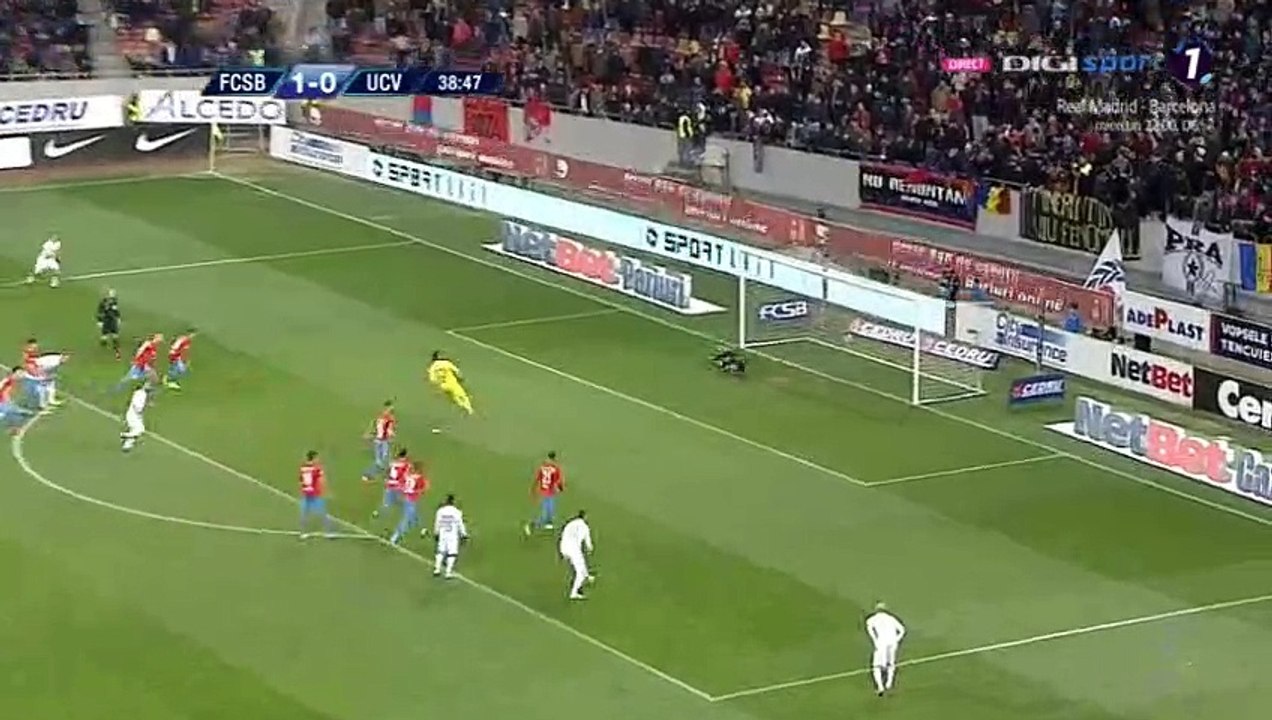 Mirko Pigliacelli Gol - FCSB 1-1 Universitatea Craiova - Liga 1 2019