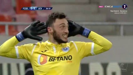 Mirko Pigliacelli ( Goalkeeper ) Goal - FCSB 1-1 Universitatea Craiova - Liga 1 2019