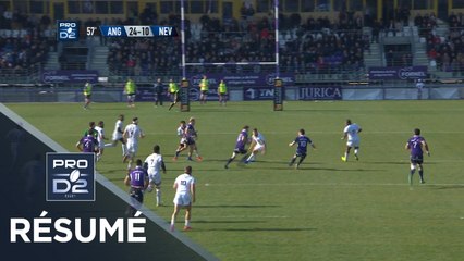 PRO D2 - Résumé Angoulême-Nevers: 40-15 - J22 - Saison 2018/2019