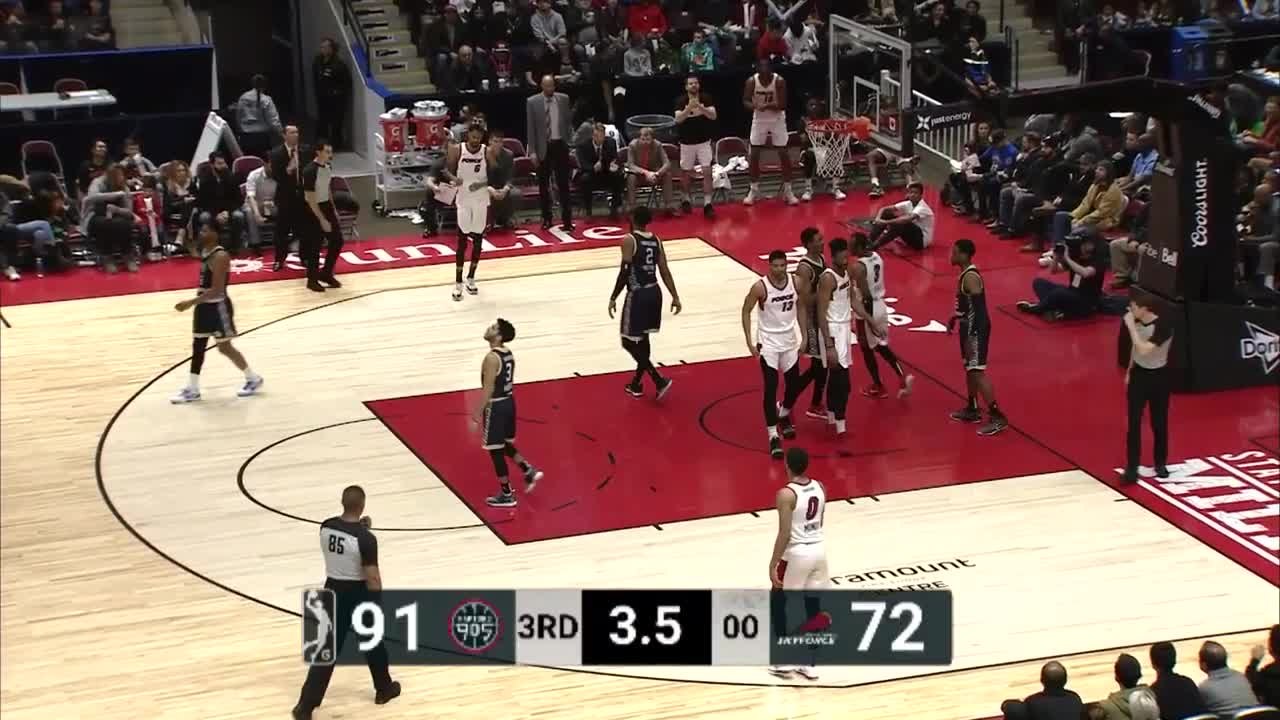 Jarvis Threatt (15 points) Highlights vs. Raptors 905
