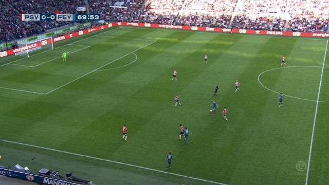 Pays-Bas - Le PSV concède le nul à domicile contre un Feyenoord réduit à dix