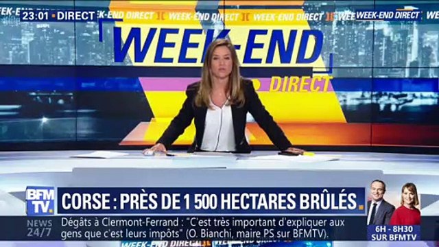 Incendies en Corse: près de 1 500 hectares brûlés