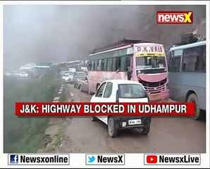 J&K_ National Highway blocked in Udhampur district