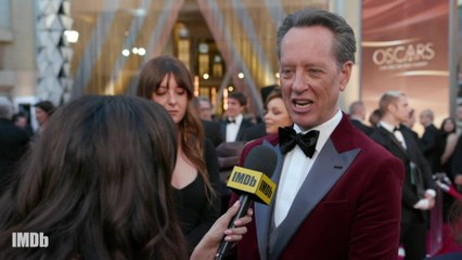 Bacon Strips, Trampoline Jumps Started Richard E. Grant's Oscar Day