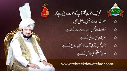 Introduction of Tehreek Dawat e Faqr (Regd.) Pakistan | Sultan ul Ashiqeen Tv