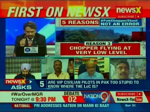 Pak helicopter was seen flying in Indian airspace at J&K's Poonch; deliberate bid to force us_[1]