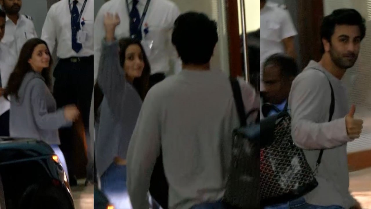 Alia Bhatt,Ranbir Kapoor & Karan Johar look stylish at Mumbai Airport: Watch Video| Boldsky