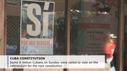 Cuba begins voting on referendum on new constitution
