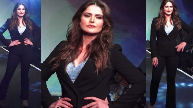 Zareen Khan walks the ramp as Showstopper at Plus Size Fashion Show; Watch video| FilmiBeat