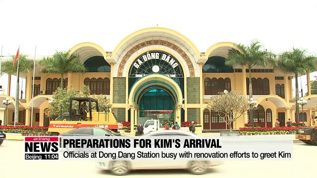 Kim Jong-un on his way to Hanoi by train, expected to arrive Tues. morning