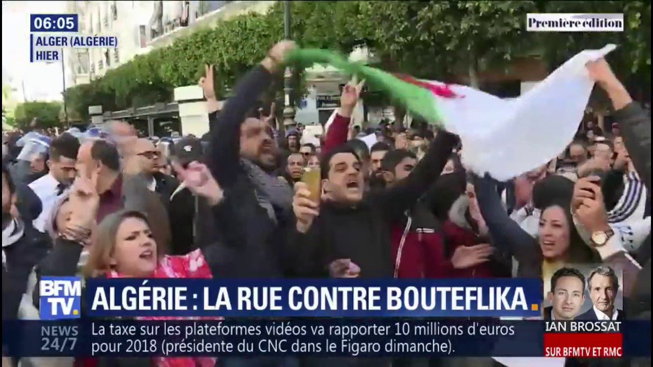 En Algérie, la forte mobilisation dans les rues contre un 5e mandat de Bouteflika