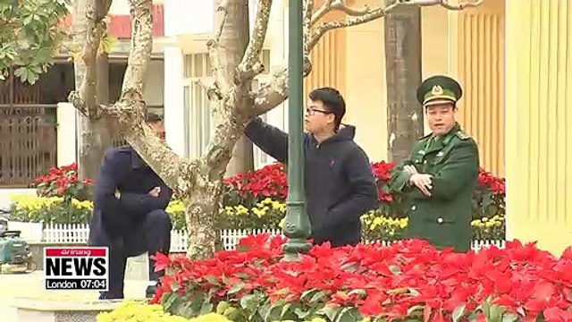 Kim Jong-un on his way to Hanoi by train, expected to arrive Tues. morning