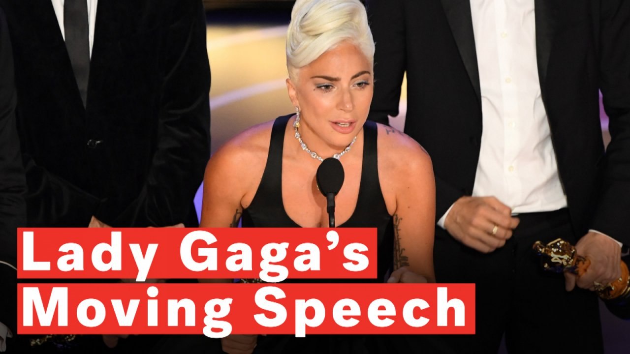 Lady Gaga Gives Tearful Oscars Acceptance Speech: 'It's About Not Giving Up'