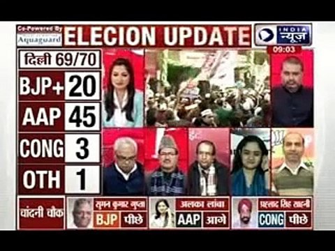 Delhi Election Results_ Kiran Bedi trailing from BJP 'safe seat' of Krishna Nagar