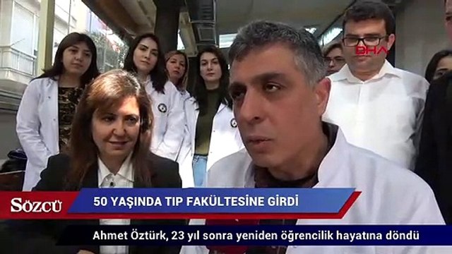 50 yaşında Tıp fakültesine girdi