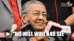 No 1MDB funds in PAS' accounts? We will wait and see if it is true or not, says Dr M