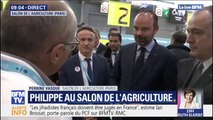 Édouard Philippe est en visite au salon de l'Agriculture