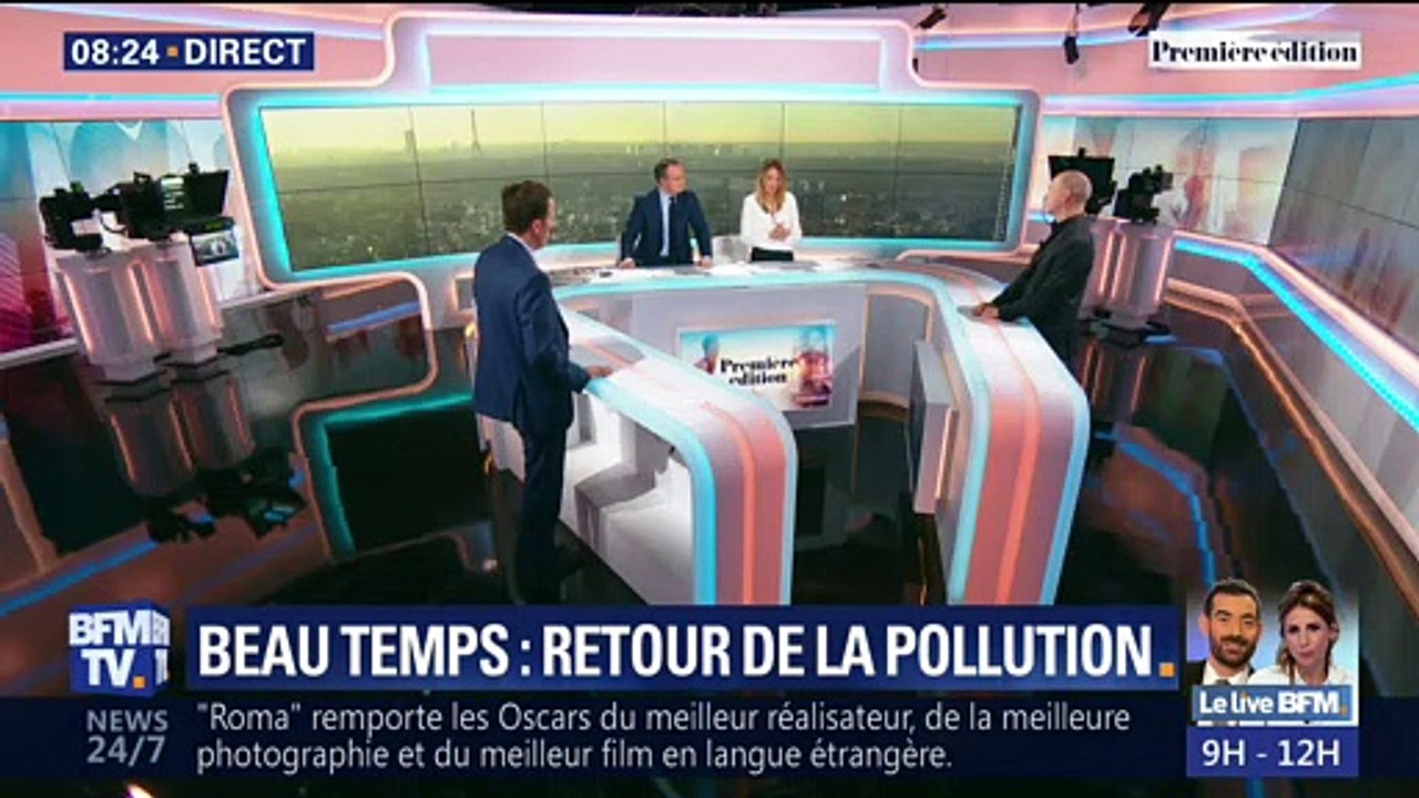 Beau temps: retour de la pollution
