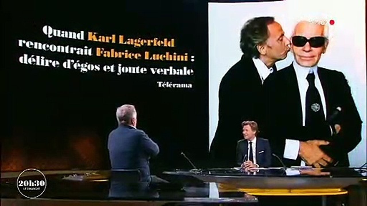 Fabrice Lucchini rend hommage à façon à Karl Lagerfeld : "C'était l'incarnation de la non-pitié sur soi même"