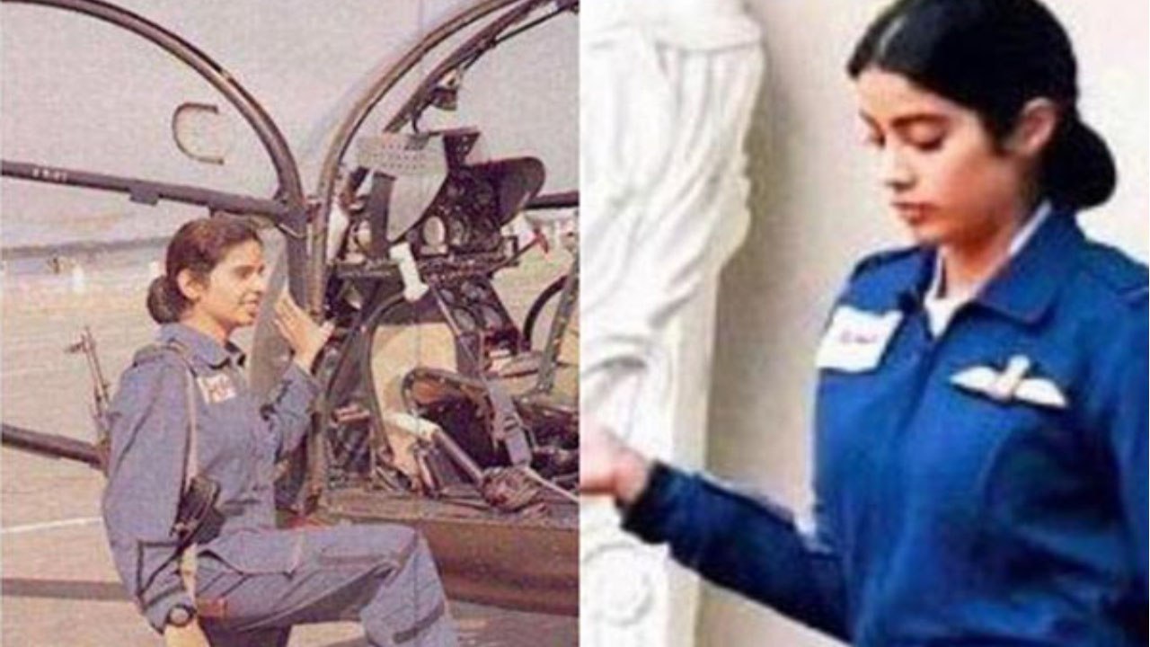 Jhanvi Kapoor starts shooting for Gunjan Saxena's biopic: Check Out Pics Here | FilmiBeat