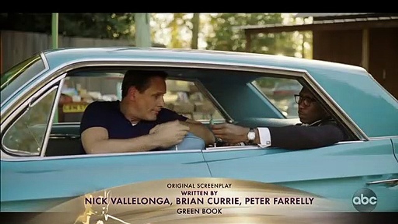 GREEN BOOK Accepts the Oscar for Writing (Original Screenplay)