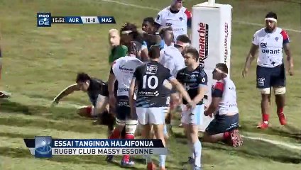 PRO D2 - Résumé Aurillac-Massy_ 31-18 - J22 - Saison 2018_2019