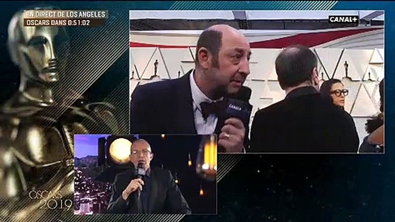 Sur le tapis rouge des Oscars pour Canal Plus, Kad Merad se fait incendier par les téléspectateurs - Regardez