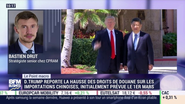 Le point macro: Guerre commerciale, vers un accord avec Pékin ? - 25/02