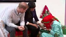 Duchess of Sussex shows cute little girls her henna tattoo