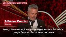Alfonso Cuarón On Roma Oscar Win: 'Our Job Is To Look Where Others Don't'