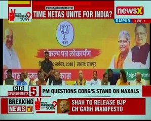 Chhattisgarh Assembly Election 2018: Amit Shah releases BJP Manifesto