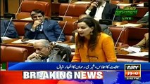 Sherry Rehman addressing in Senate session