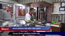 Siparişlerin bulunduğu kolilerden 300 bin lira çıktı