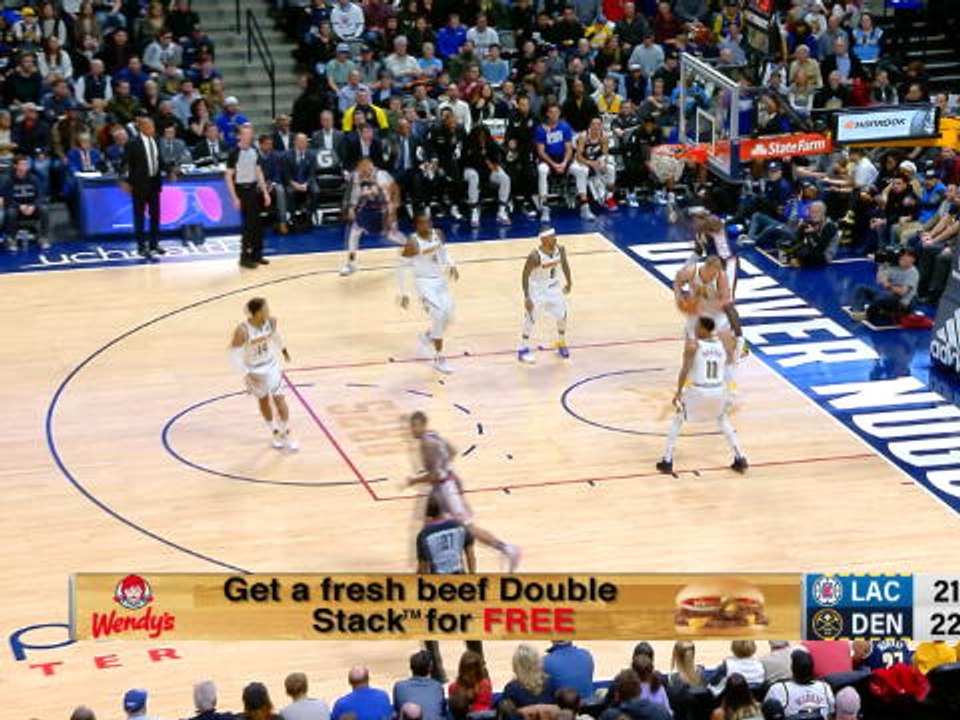 Harrell with powerful dunk for Clippers