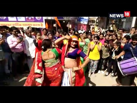 रथ-बग्घियों के साथ चल समारोह में नाचते-गाते निकले देशभर के किन्‍नर, देखने उमड़ी भीड़-Transgender mhakumbh ceremony with chariots and chariots in mandsaur