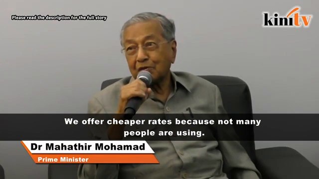Dr M: People would still end up paying for tolls if they were abolished
