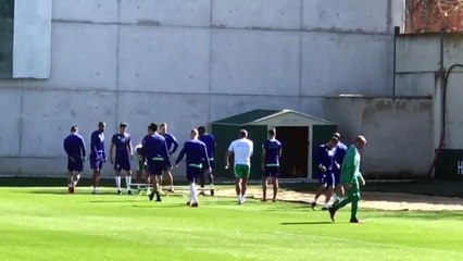 Entrenamiento del Real Betis (25/02/2019)